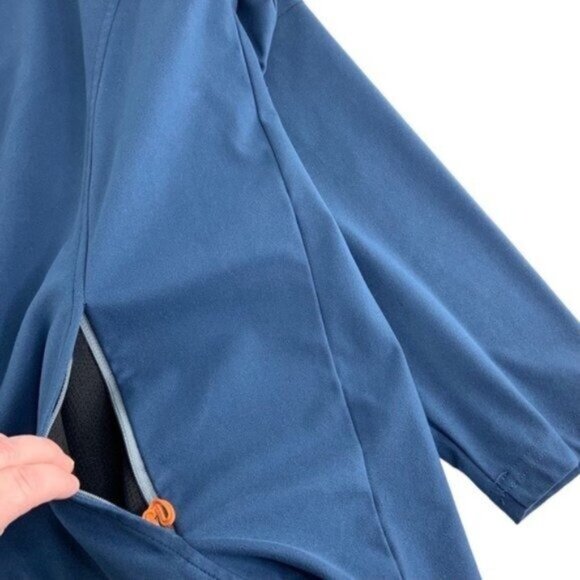 Peter Millar Element Wind Full Zip Jacket in Navy Blue w/ Trex Logo Embroidery - Picture 5 of 8